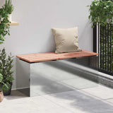 Garden Bench Silver 100 x 40 x 43 cm Galvanised steel 874910