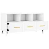 TV Cabinet White 102x36x50 cm Engineered Wood 829012