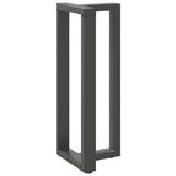 Bar Table Legs T-Shaped 2 pcs Anthracite 50x35x cm Steel 4013090