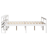Senior Bed with Headboard without Mattress White 140x190 cm 3305858
