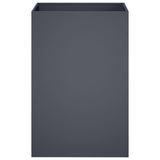 Garden Planter 2 pcs Anthracite 50 x 50 x 75 cm 8005391