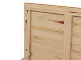 292L Outdoor Storage Box, Wooden Deck Box Garden Storage Container for Balcony, Porch, Poolside, T3398P318721