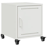 ZNTS Bedside Cabinets 2 pcs White 36x39x43.5 cm Steel 846625