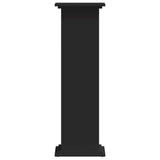 Plant Stand Black 33x33x100 cm Engineered Wood 852979
