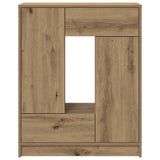 Sideboard with Drawers and Doors Artisan Oak 73x31x90 cm 861858