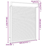 Roller Shutter Aluminium 120x150 cm Anthracite 144984