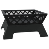 Fire Pit with Poker 50 cm XXL Steel 360066