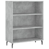 Highboard Concrete Grey 69.5x34x180 cm Engineered Wood 3198741