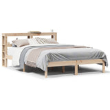 Bed Frame without Mattress 140x200 cm Solid Wood Pine 3305722