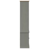 Bookcase VIGO Grey 85x35x170 cm Solid Wood Pine 353198