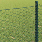 Hexagon Fence Green 1 x 50 m Steel 42005424