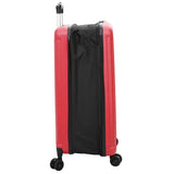 Suitcase Folding with Lock Red 50 x 30 x 76 cm ABS Plastic 42006248