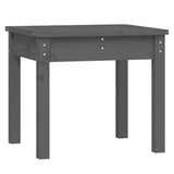Garden Bench Grey Solid Pine Wood Standard Durable Garden Bench 823992