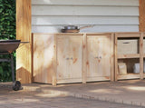 Outdoor Kitchen Cabinet MEPPEL Natural Douglas 106 x 55 x 92 cm 3443790