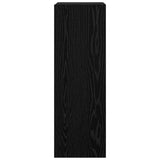 TV Cabinet Set 6 pcs Black Oak Engineered Wood 3332583