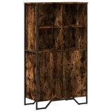 Highboard Smoked Oak 79.5x35.5x137.5 cm Engineered wood 3295309