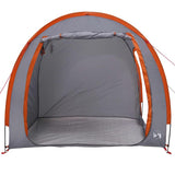 Bike Storage Tent with Roof Grey and Orange 218 x 156 x 180 cm 42001007