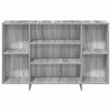 Sideboard Grey Sonoma 120x30x75 cm Engineered Wood 813066