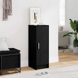Shoe Cabinet Black Oak 32 x 35 x 92 cm Engineered Wood 862685