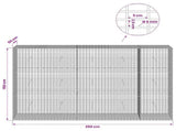 Gabion with 5 mm Wire and 5x2.5 cm Mesh 250x50x150 cm 3463799