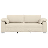 Sofa Beige 219 x 77 x 82 cm Linen 4105246