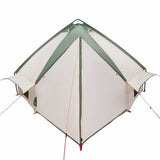 Teepee Tent 8-Person Green and White 490 x 410 x 210 cm 42004068