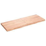 ZNTS Wall Shelf Light Brown 160x60x cm Treated Solid Wood Oak 363715