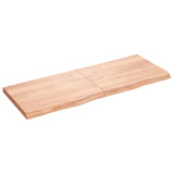 ZNTS Wall Shelf Light Brown 160x60x cm Treated Solid Wood Oak 363715