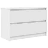 TV Cabinet White 80x35x54 cm Engineered Wood 861787