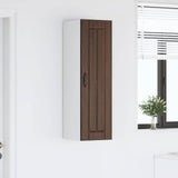 Wall Cabinet LUCCA Brown Oak 30 x 31 x 100 cm Engineered Wood 885112