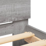 Bed Frame Grey Sonoma Engineered wood, Plywood Super King Durable 3207467