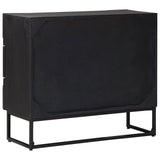 Drawer Cabinet with Drawer Black 75 x 30 x 65 cm 42020084