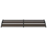 Door Canopy Black 200x75 cm PC 144825