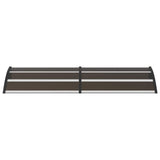 Door Canopy Black 200x75 cm PC 144825