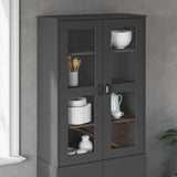 Top for Highboard "VIKEN" Anthracite Grey Engineered Wood 374943