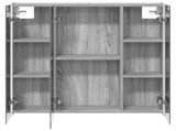 Bathroom Mirror Cabinet Grey Sonoma 73.5 x 15.5 x 70 cm 889260