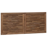 Bed Headboard Natural Solid Teak Wood 42024572