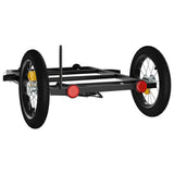 Bike Trailer Black 122x53x28 cm Iron 94204