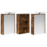 Bathroom Cabinet Set 3 pcs 126 x 16 x 62.5 cm Engineered wood 3403836