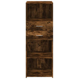 Highboard Smoked Oak 45x42.5x124 cm Engineered Wood 846170