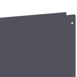 Lawn Edging 30 pcs 100 x 12 cm Steel Anthracite 8008794