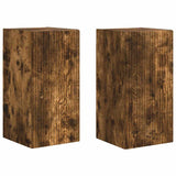 TV Wall Cabinet Wall-mounted 2 pcs Smoked Oak 30 x 31 x 60 cm 892280