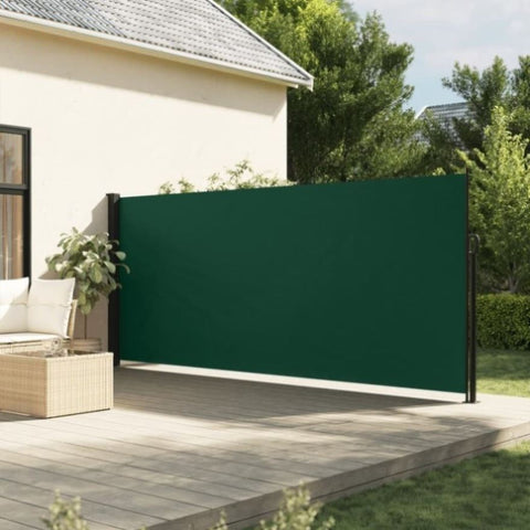 ZNTS Retractable Side Awning Dark Green 180x300 cm 4004350