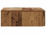 Wall-Mounted Side Table Old Wood 87.5 x 34.5 x 17 cm 898843