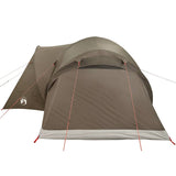 Family Tent Dome 6-Person Brown Waterproof 4009465