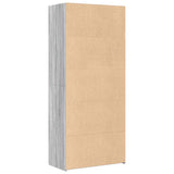 Highboard Grey Sonoma 80x42.5x185 cm Engineered Wood 3281439