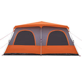 Family Tent Dome 8-Person Grey and Orange Quick Release 4004238