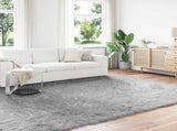 Faux Sheepskin Rug TAFALLA Grey 240 x 340 cm Polyester 42021530