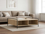 Coffee Table Sonoma Oak 90 x 90 x 41 cm Engineered Wood 8013603
