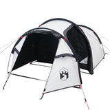 Camping Tent Tunnel 3-Person White Blackout Fabric Waterproof 94393